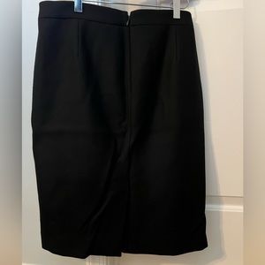 J.Crew No. 2 Pencil Skirt, Black, Size 12